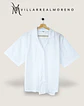 Blusa Pijama Mujer Algodón Blanca - Miniatura 3