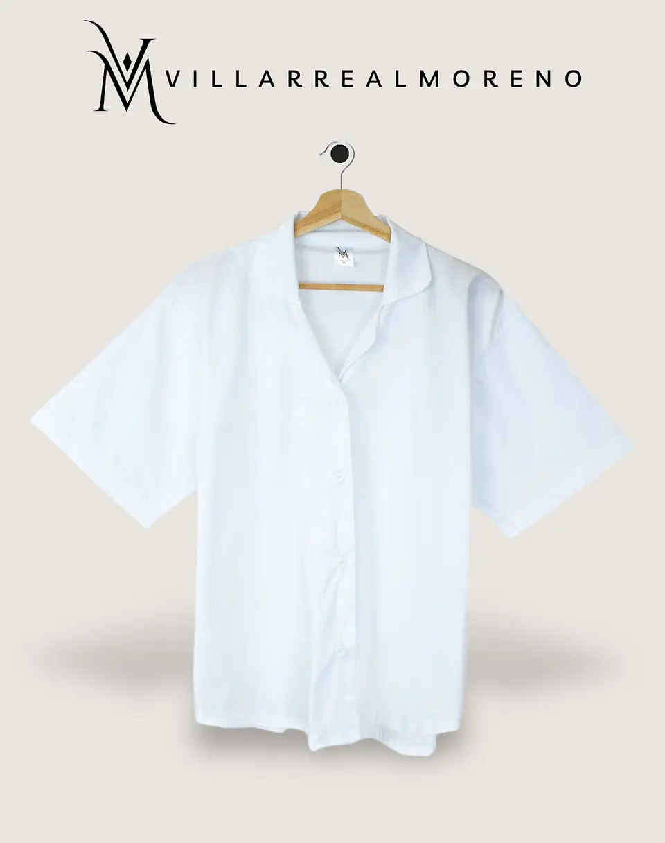 Blusa Pijama Mujer Algodón Blanca 3