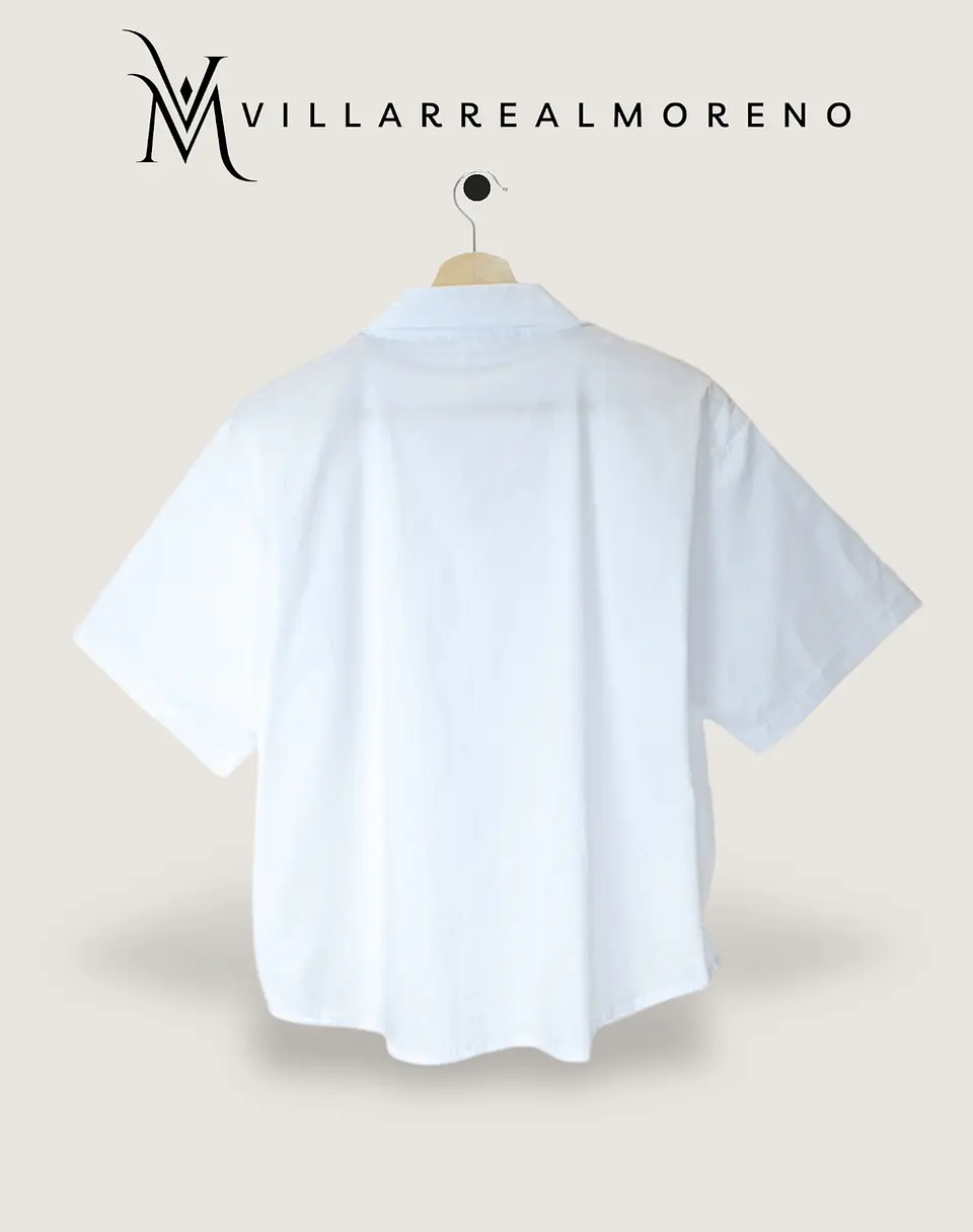 Blusa Pijama Mujer Algodón Blanca 4