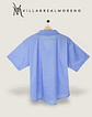 Blusa Pijama Mujer Algodón Celeste - Miniatura 5