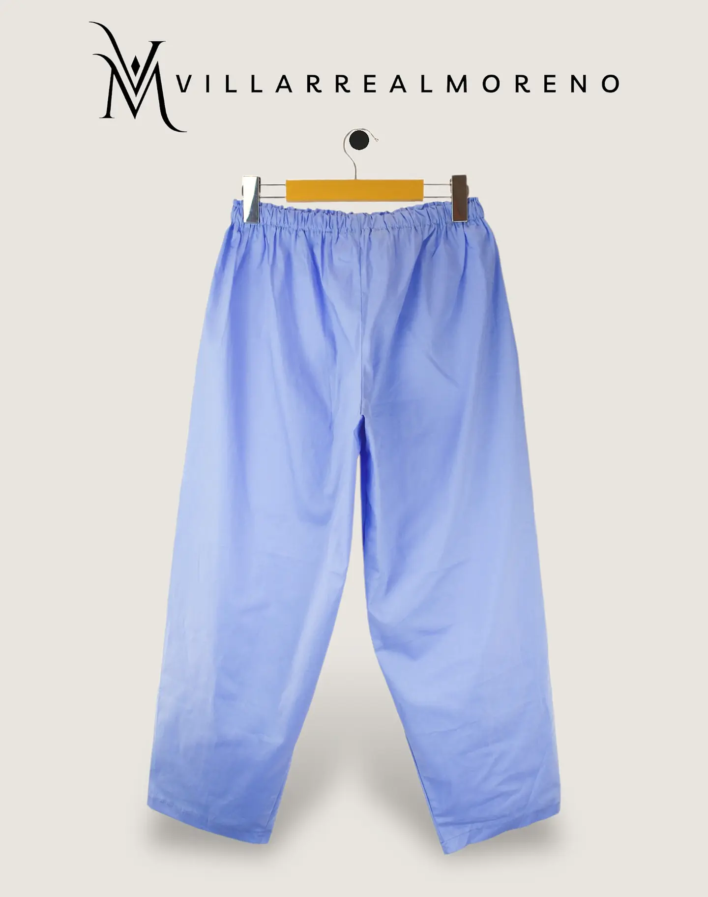 Pantalón Pijama Mujer Algodón Celeste 5