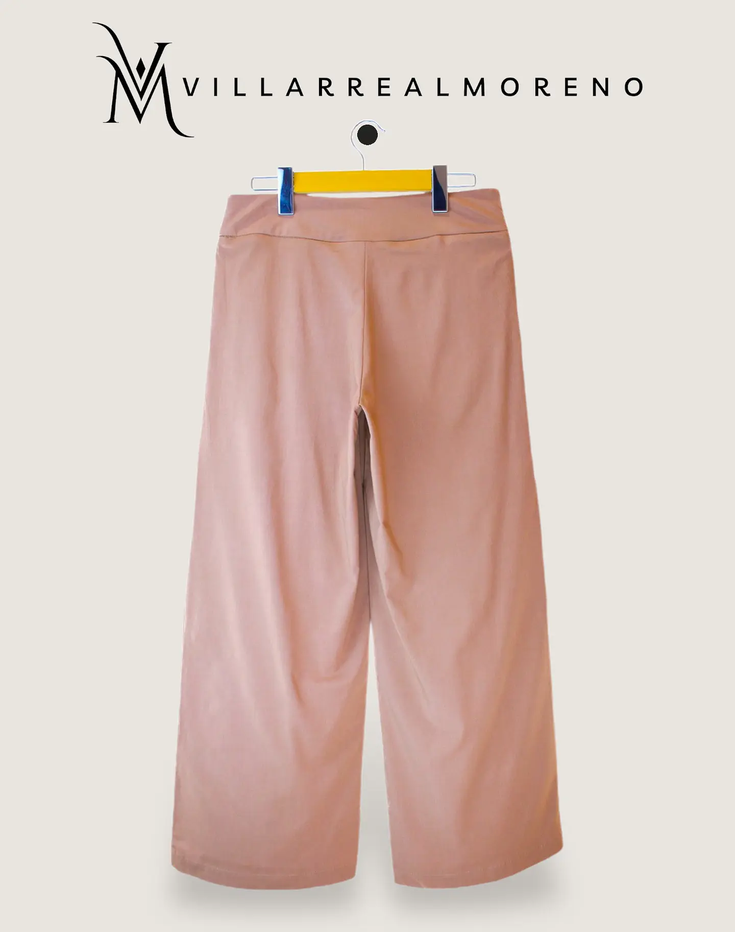 Pantalón Viscosa Bota Ancha Cafe 4