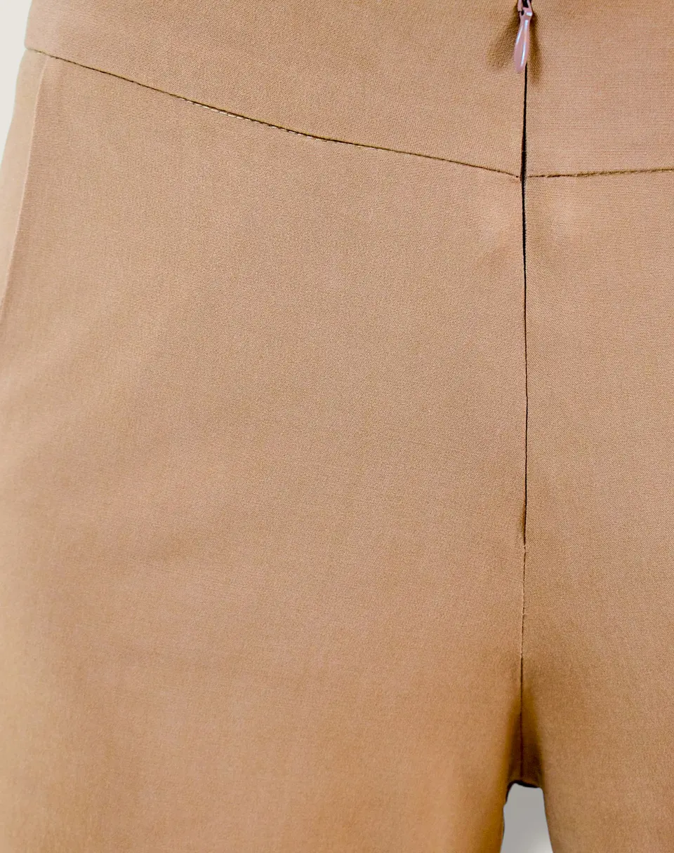 Pantalón Viscosa Bota Ancha Cafe 7
