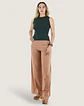 Blusa Algodón Flexible Verde Militar - Miniatura 1