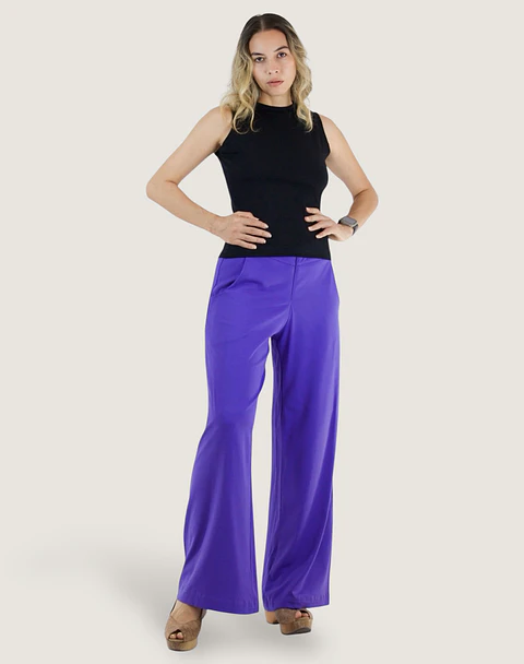 Blusa Algodón Flexible Negra