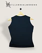Blusa Algodón Flexible Negra - Miniatura 4