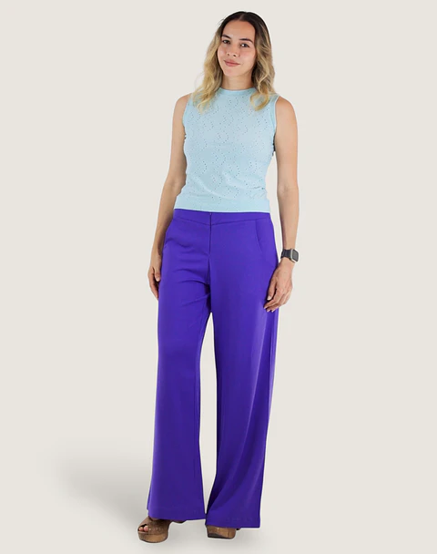 Blusa Ojalillo Celeste