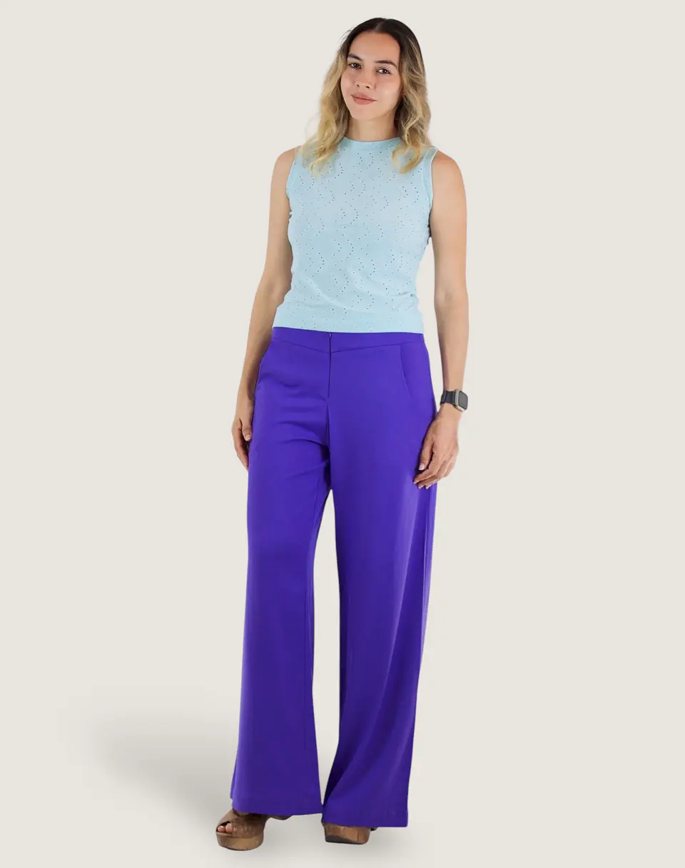 Blusa Ojalillo Celeste 1