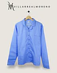 Camisa Pijama Hombre Algodón Celeste - Miniatura 3