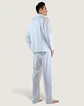 Pantalón Pijama Hombre Algodón Blanco - Miniatura 2