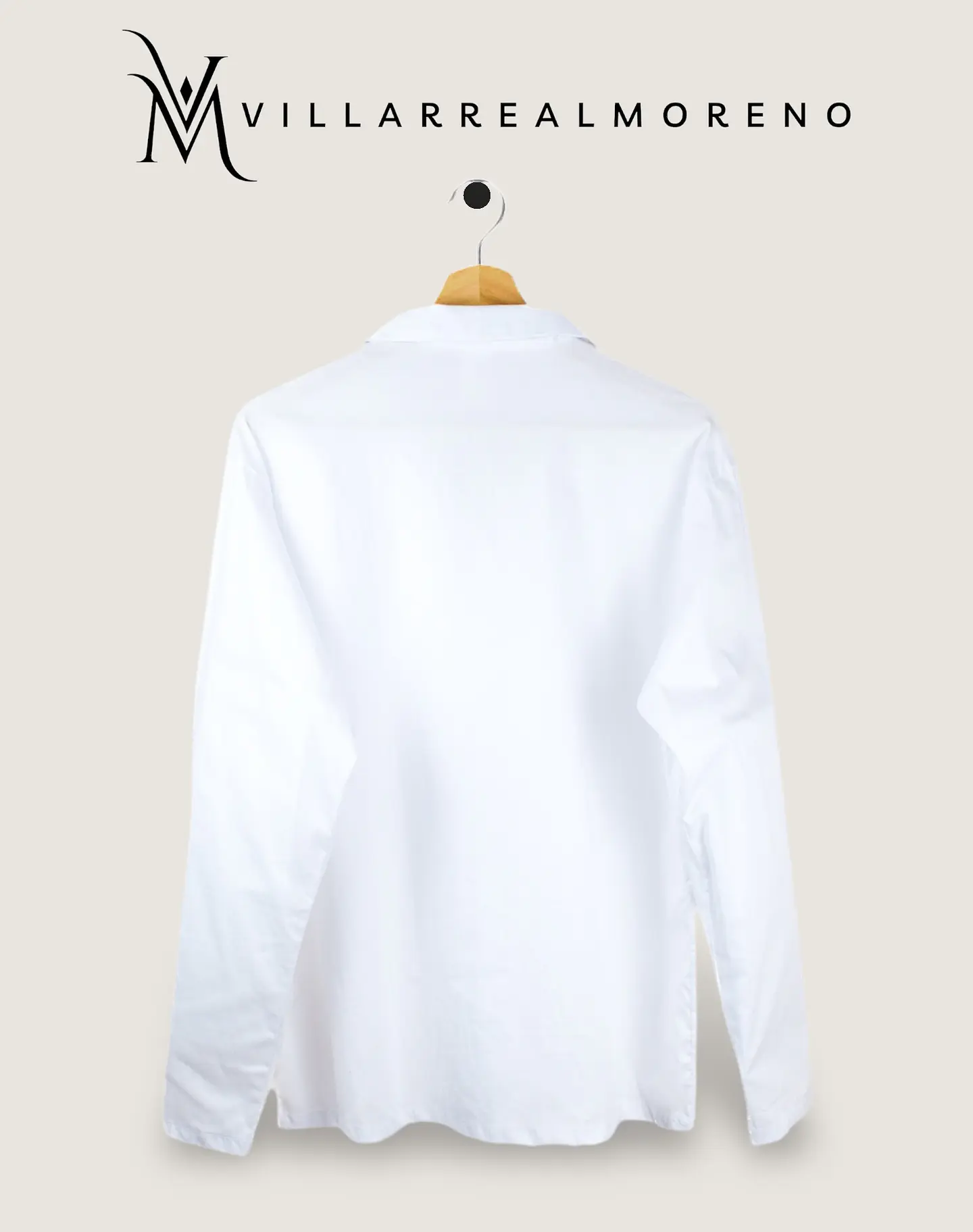 Camisa Pijama Hombre Algodón Blanca 4