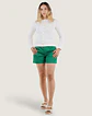 Short Popelina Verde - Miniatura 1
