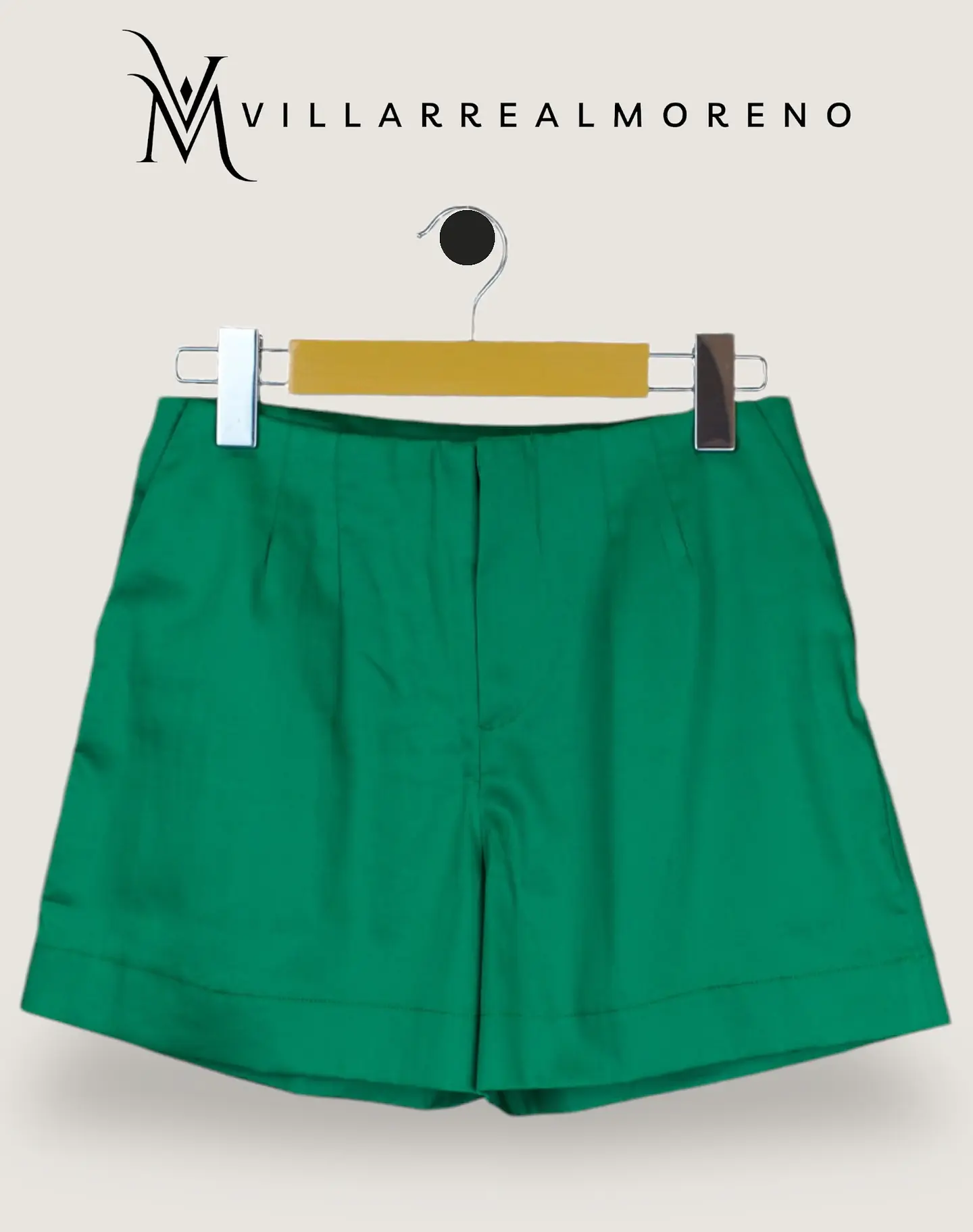 Short Popelina Verde 3