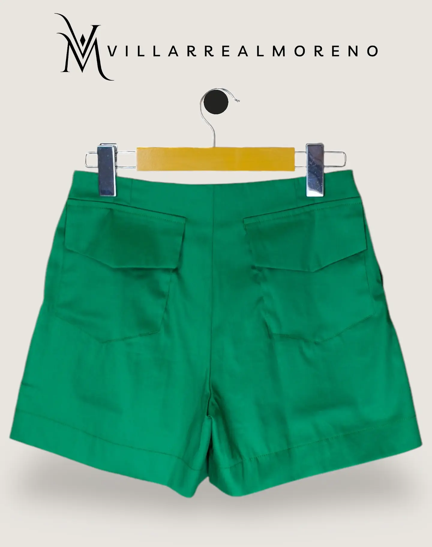 Short Popelina Verde 4