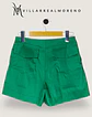 Short Popelina Verde - Miniatura 4