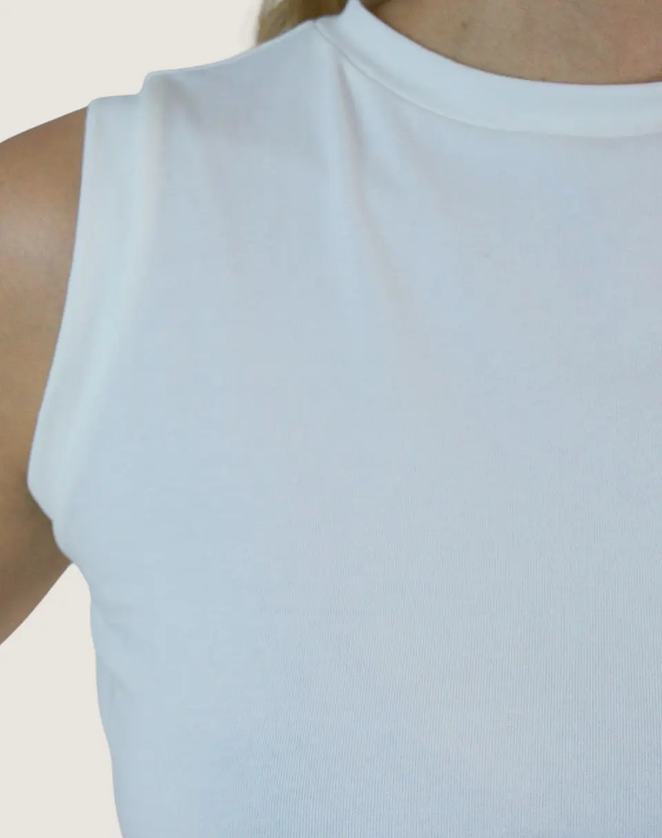 Blusa Algodón Flexible Marfil 5