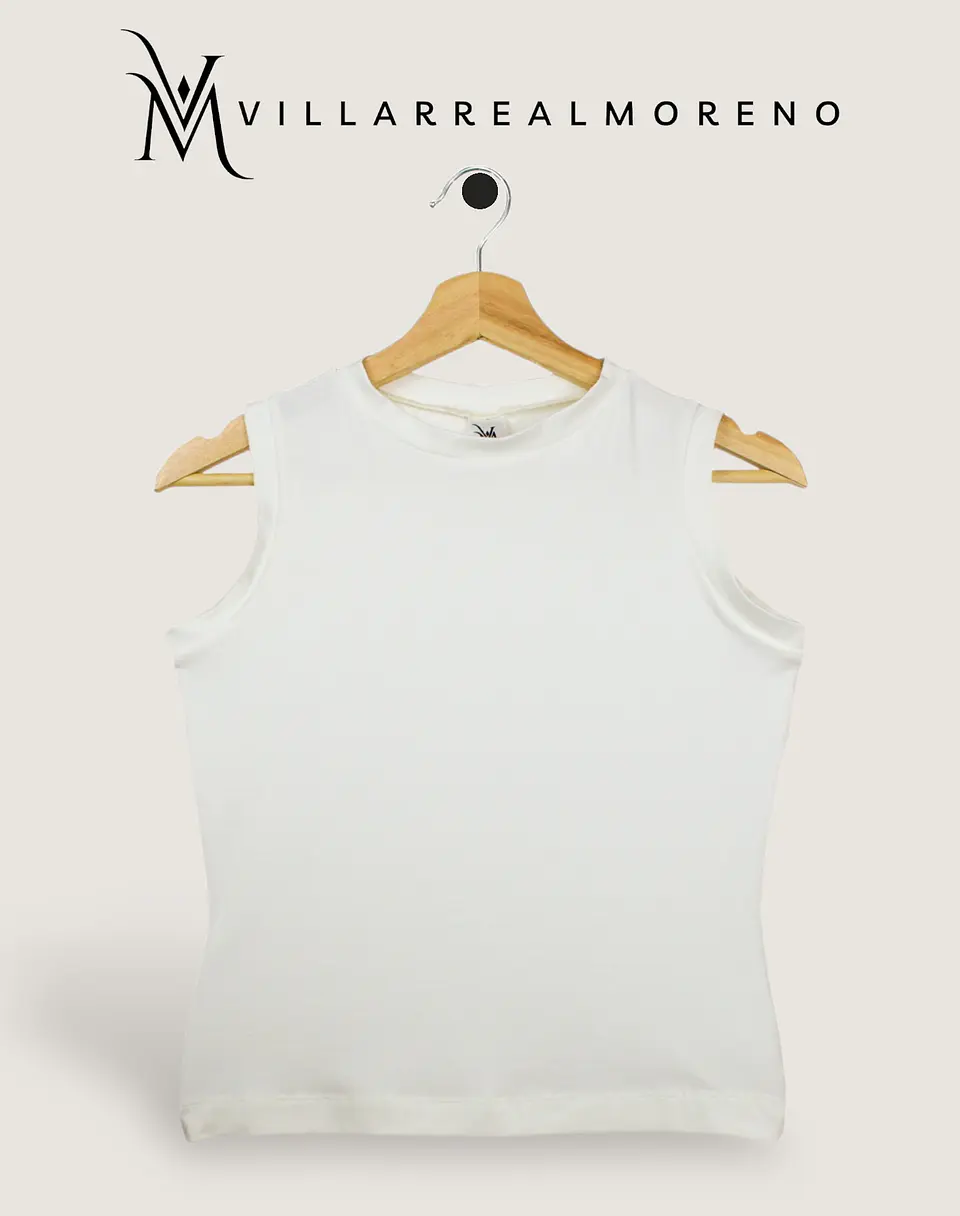 Blusa Algodón Flexible Marfil 3
