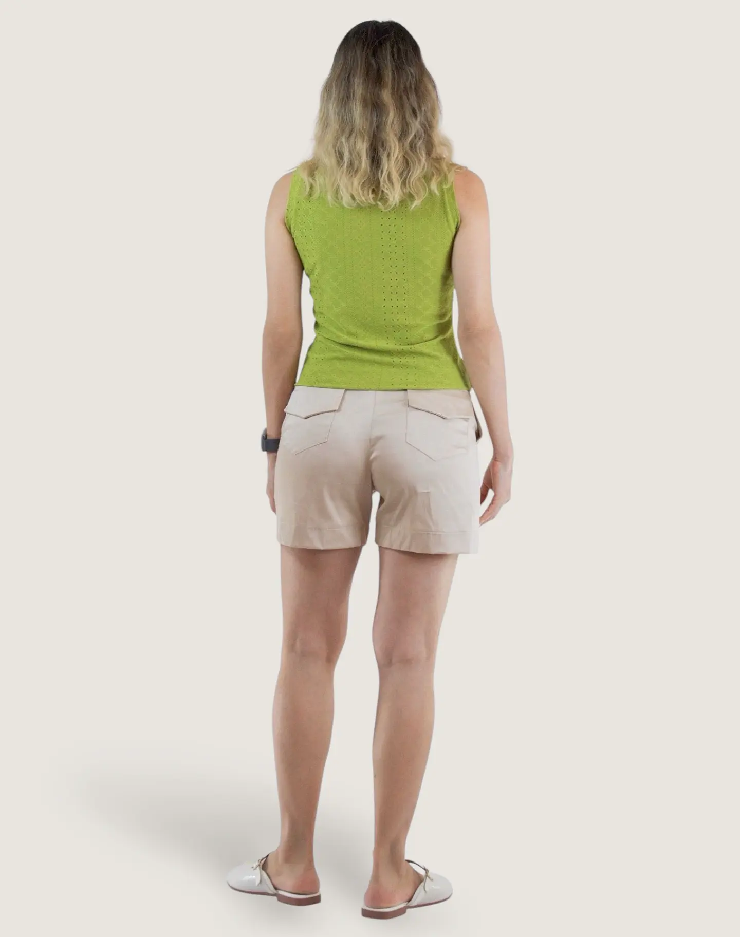 Short Popelina Caqui 2