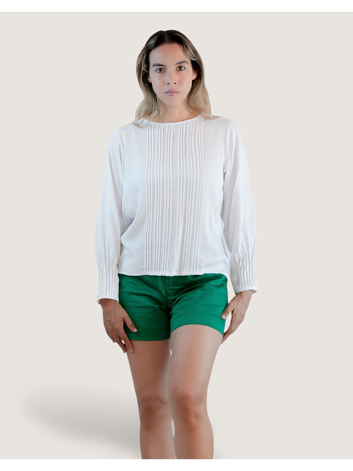 Blusa Con Alforzas 1