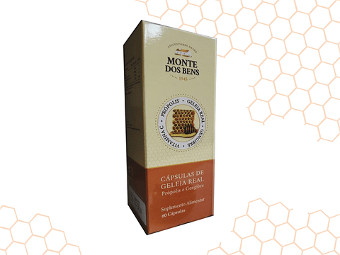Royal Jelly, Propolis and Ginger (60 capsules)