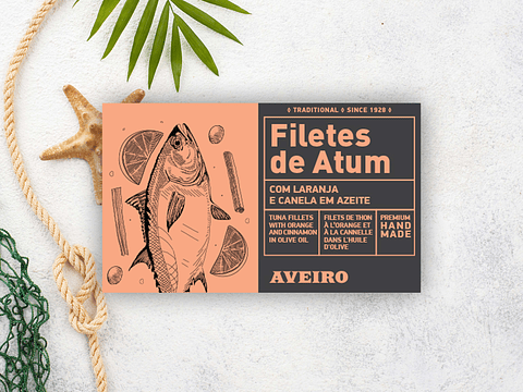 Tuna Fillets with Orange and Cinnamon in Olive Oil 120g