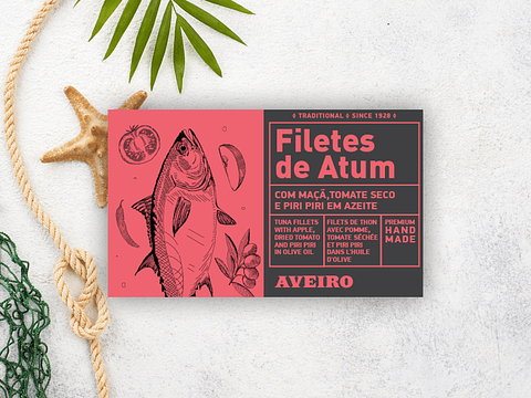 Tuna Fillets with Apple, Dried Tomato and Piri Piri in Olive Oil 120g