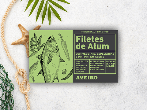 Tuna Fillets with Vegetables, Spices and Piri Piri in Olive Oil 120g