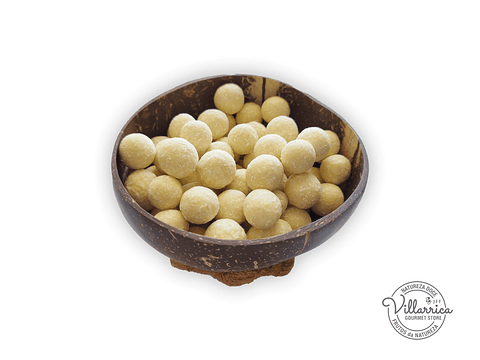 Caramelo de Chocolate Blanco Trufado con Avellanas y Coco 125g