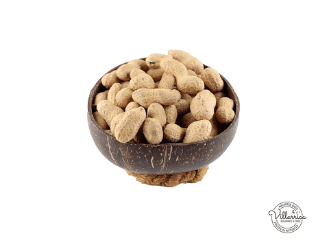 Maní tostado con cáscara