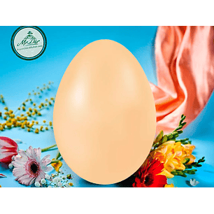 Ovo Chocolate Branco XXL Recheado c/ Avelã Torrada 600g