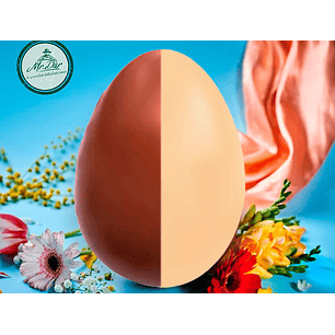 Ovo Chocolate XXL Double Taste Leite/Branco 600g