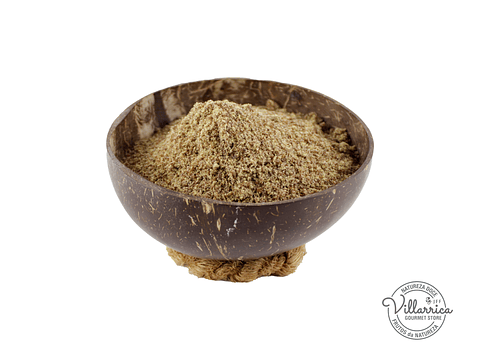 Harina de linaza marrón