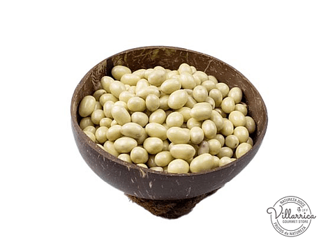 Caramelo De Chocolate Blanco Y Cacahuete 125g