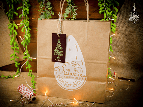 Opções de Embalagens - Cabazes/Ofertas Personalizadas - Saco Kraft