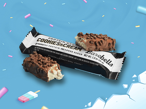 Barrita Proteica Galletas y Nata 55g
