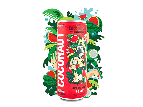 Água de Coco c/ Sumo de Melancia 320ml
