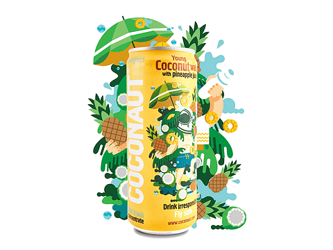 Água de Coco c/ Sumo de Ananás 320ml