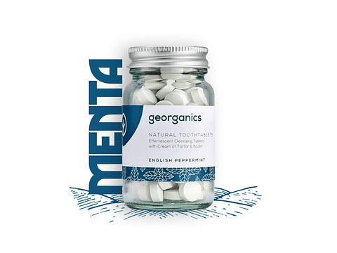 Pasta de Dientes Natural Menta en Pastillas (120 unidades)