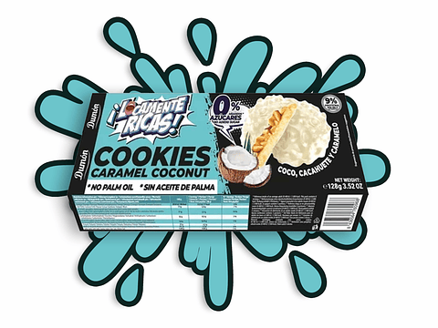 Galletas de Coco, Maní y Caramelo 128g