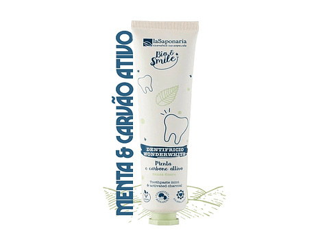 BIO Mint and Charcoal Toothpaste (without fluoride) 75ml