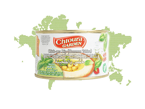 Hummus con Albahaca 420g