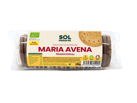 Galletas María de Avena Sin Gluten BIO 200g
