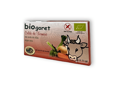 Caldo de Ternera en Dados BIO 6x11g 