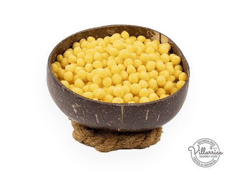 Bolas de queso y barbacoa