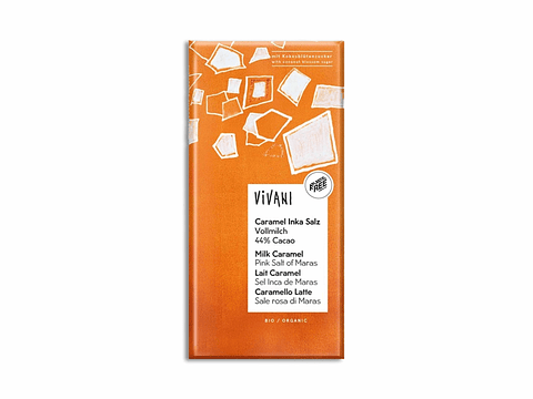 Chocolate de Leite, Caramelo e Sal Inca BIO 100g