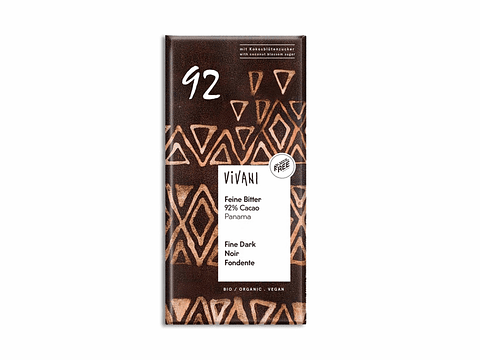 Chocolate Negro 92% com Açúcar de Coco BIO 80g