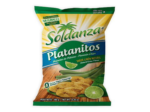 Banana/Lime Chips Snack 71g