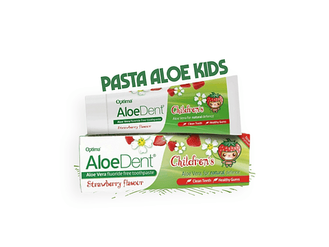 Aloe Vera & Strawberry Kids Toothpaste (Fluoride Free) 50ml