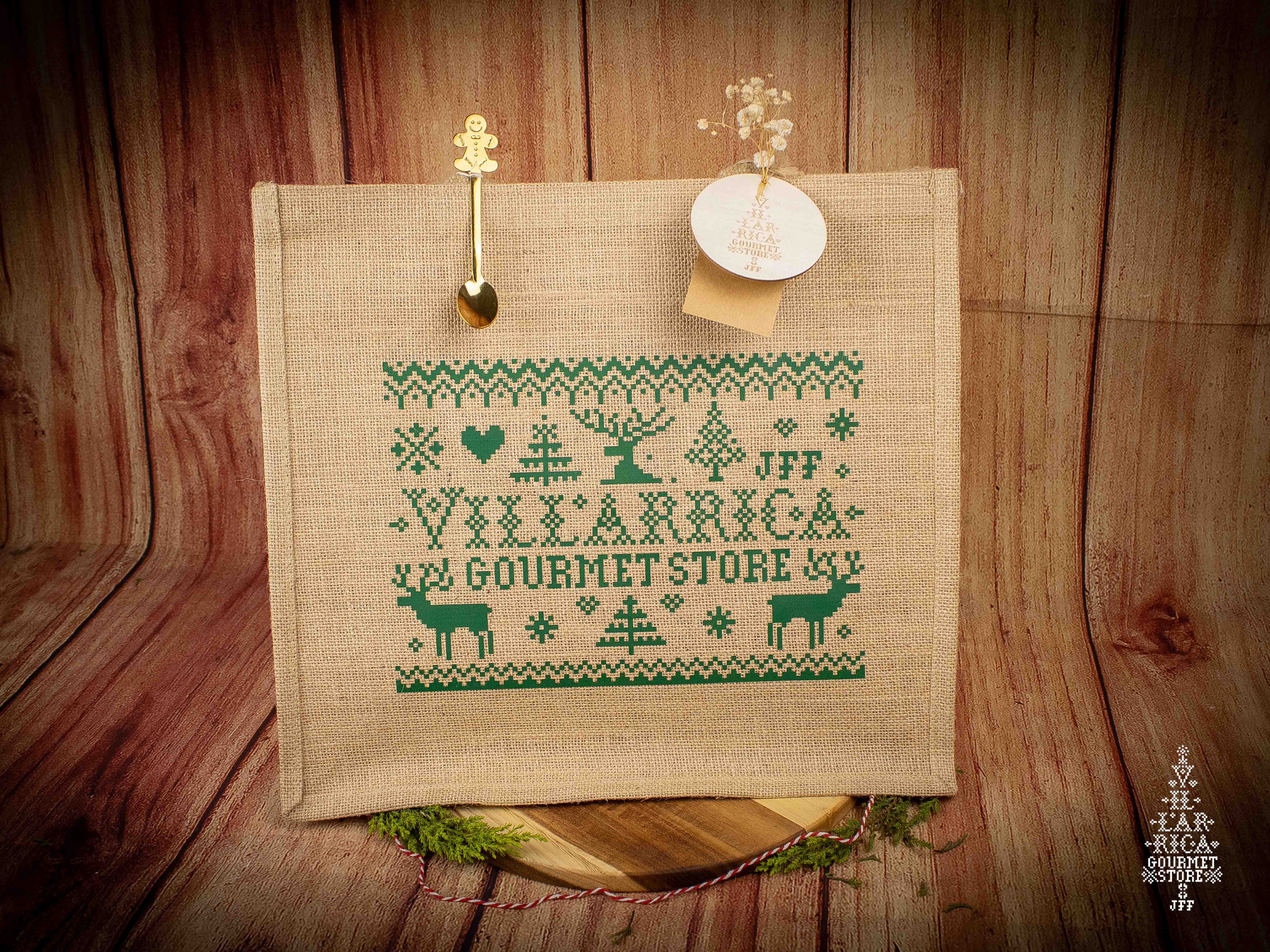 Christmas Packaging Options - Personalized Baskets/Gifts - Jute Bags 2