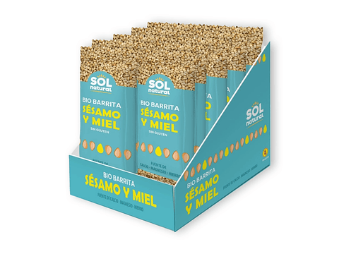 Barrita de sésamo y miel ecológica 34 g